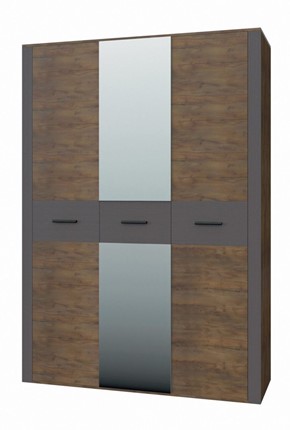 Шкаф трехдверный Куба ШР-3 (С зеркалом) в Йошкар-Оле - изображение