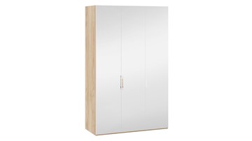 Шкаф для одежды Эмбер СМ-348.07.009 (Яблоня Беллуно/Белый глянец) в Йошкар-Оле
