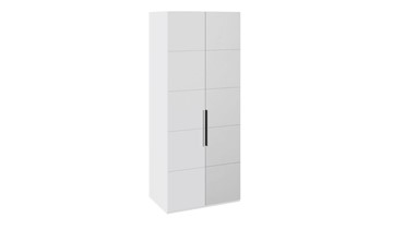 Шкаф Наоми с 1 зеркальной правой дверью, цвет Белый глянец СМ-208.07.04 R в Йошкар-Оле