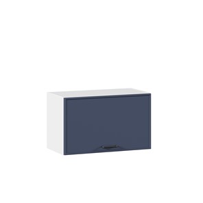 Горизонтальный кухонный шкаф 600 Индиго ЛД 298.710.000.119, Белый/Тёмно-синий в Йошкар-Оле - предосмотр