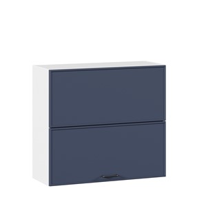 Кухонный горизонтальный шкаф 800 Индиго ЛД 298.980.000.126, Белый/Тёмно-синий в Йошкар-Оле