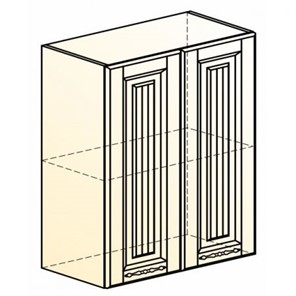 Шкаф навесной Бавария L600 H720 (2 дв. гл.) в Йошкар-Оле