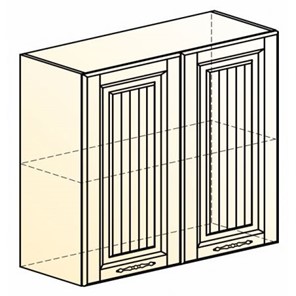 Навесной кухонный шкаф Бавария L800 H720 (2 дв. гл.) в Йошкар-Оле