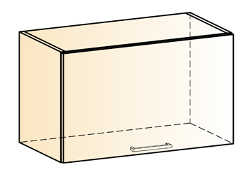 Навесной шкаф Яна L600 Н360 (1 дв. гл.) в Йошкар-Оле