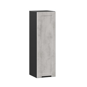Кухонный шкаф 300 высокий Джамис ЛД 296.410.000.066, Чёрный/Белый камень в Йошкар-Оле