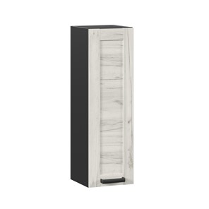 Кухонный навесной шкаф 300 высокий Винченца ЛД 234.410.000.081, Чёрный/Дуб Крафт белый в Йошкар-Оле