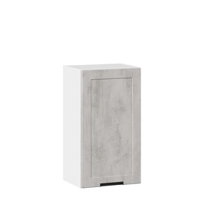 Навесной кухонный шкаф 400 Джамис ЛД 296.320.000.017, Белый/Белый камень в Йошкар-Оле