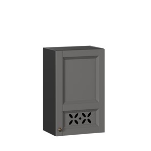 Шкаф навесной Амели-3 450 ЛД 299.330.000.028, Черный/Оникс серый в Йошкар-Оле