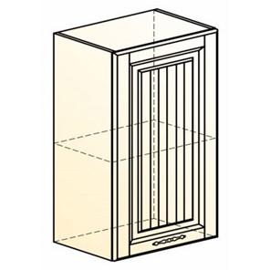 Кухонный навесной шкаф Бавария L450 H720 (1 дв. гл.) в Йошкар-Оле
