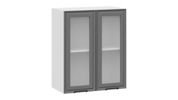 Шкаф кухонный Белладжио 1В6С (Белый, Софт графит) в Йошкар-Оле - предосмотр