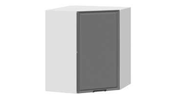 Навесной кухонный шкаф Белладжио 1В6У (Белый, Софт графит) в Йошкар-Оле - предосмотр