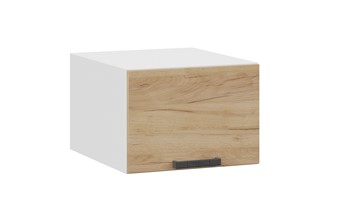 Навесной кухонный шкаф Детройт 1В5ГП (Белый/Дуб Крафт золотой) в Йошкар-Оле