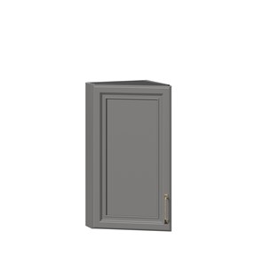 Кухонный навесной шкаф Джелатто окончание 350 ЛД 241.690.000.160, Черный/Оникс серый в Йошкар-Оле