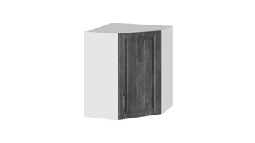 Навесной шкаф Прованс (Белый глянец/Санторини темный) угловой ВУ45_72-(40)_1ДР в Йошкар-Оле