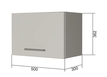 Шкаф на кухню В350, Белое гладкое Ламарти/Антрацит в Йошкар-Оле
