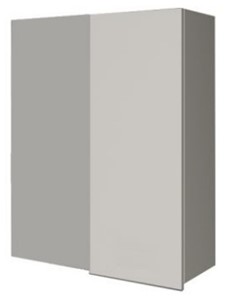 Шкаф навесной ВУП 960 Белое гладкое Ламарти/Антрацит в Йошкар-Оле