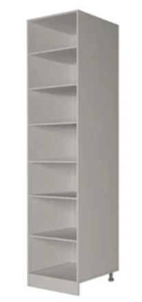 Кухонный шкаф-пенал П9 1, Белое гладкое Ламарти/Белый в Йошкар-Оле - изображение 1