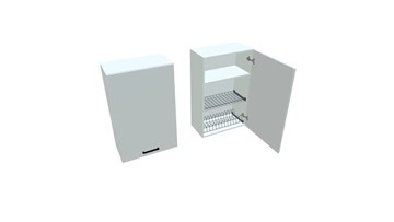 Кухонный шкаф ВС9 60, Белое гладкое Ламарти/Белый в Йошкар-Оле