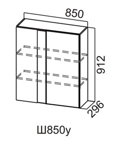 Угловой настенный шкаф Вельвет Ш850у/912 в Йошкар-Оле