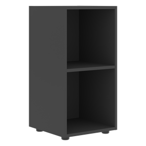 Низкий шкаф колонна FORTA Черный Графит FLC 40 (399х404х801) в Йошкар-Оле