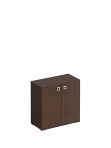 Шкаф для документов низкий закрытый Cosmo, венге Виктория (90,2х44,2х89,7) КС 308 в Йошкар-Оле