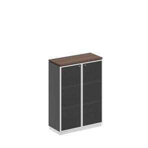 Шкаф для документов средний стекло в рамке Speech Cube (90x40x124.6) СИ 319 ДГ АР ХР в Йошкар-Оле