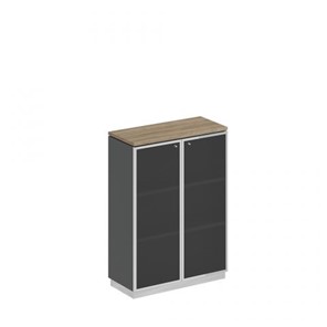 Шкаф для документов средний стекло в рамке Speech Cube (90x40x124.6) СИ 319 ДС АР ХР в Йошкар-Оле