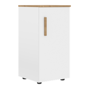 Низкий шкаф колонна с правой дверью FORTA Белый-Дуб Гамильтон FLC 40.1 (R) (399х404х801) в Йошкар-Оле