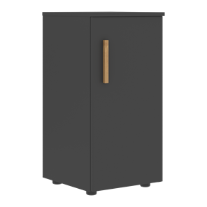 Низкий шкаф колонна с правой дверью FORTA Черный Графит FLC 40.1 (R) (399х404х801) в Йошкар-Оле - предосмотр