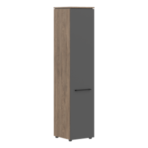 Шкаф с высокий  глухой дверью MORRIS TREND Антрацит/Кария Пальмира MHC 42.1 (429х423х1956) в Йошкар-Оле