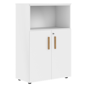 Шкаф с глухими малыми дверьми FORTA Белый FMC 80.1(Z) (798х404х1197) в Йошкар-Оле