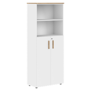 Шкаф с глухими средними дверьми FORTA Белый-Дуб Гамильтон FHC 80.6(Z) (798х404х1965) в Йошкар-Оле