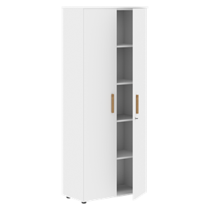 Широкий шкаф высокий FORTA Белый FHC 80.1(Z) (798х404х1965) в Йошкар-Оле