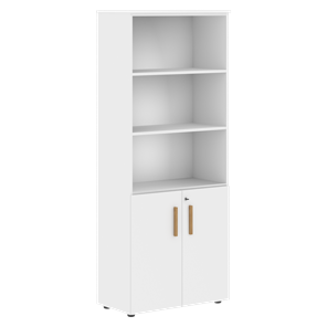 Широкий шкаф высокий FORTA Белый FHC 80.5(Z)  (798х404х1965) в Йошкар-Оле