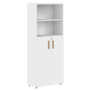 Широкий шкаф высокий FORTA Белый FHC 80.6(Z) (798х404х1965) в Йошкар-Оле