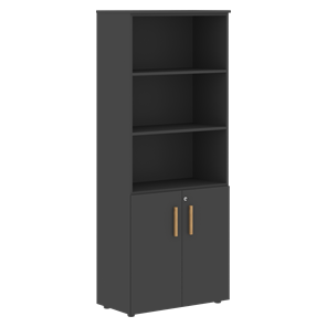 Шкаф  с глухими малыми дверями FORTA Черный Графит  FHC 80.5(Z) (798х404х1965) в Йошкар-Оле