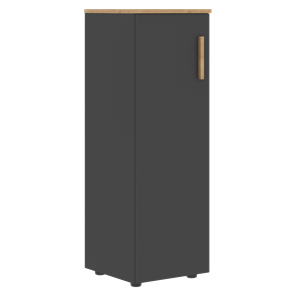 Средний шкаф колонна с левой дверью FORTA Графит-Дуб Гамильтон   FMC 40.1 (L) (399х404х801) в Йошкар-Оле