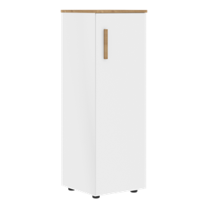 Шкаф колонна средний с правой дверью FORTA Белый-Дуб Гамильтон  FMC 40.1 (R) (399х404х801) в Йошкар-Оле