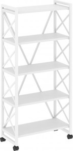 Стеллаж подкатной Loft VR.L-MST.K-5.8, Белый/Белый металл в Йошкар-Оле
