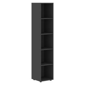 Высокий шкаф колонна FORTA Черный Графит FHC 40 (399х404х1965) в Йошкар-Оле