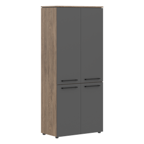 Шкаф с глухими дверьми MORRIS TREND Антрацит/Кария Пальмира MHC 85.3 (854х423х1956) в Йошкар-Оле