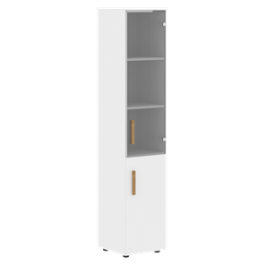 Шкаф колонна высокий с дверью FORTA Белый FHC 40.2 (L/R) (399х404х1965) в Йошкар-Оле
