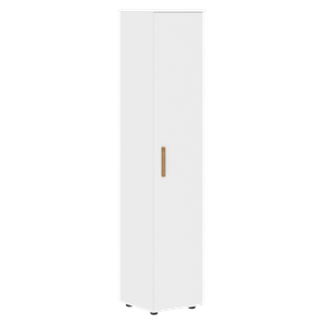 Высокий шкаф колонна с глухой дверью FORTA Белый FHC 40.1 (L/R) (399х404х1965) в Йошкар-Оле