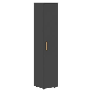Высокий шкаф с глухой дверью колонна FORTA Черный Графит  FHC 40.1 (L/R) (399х404х1965) в Йошкар-Оле