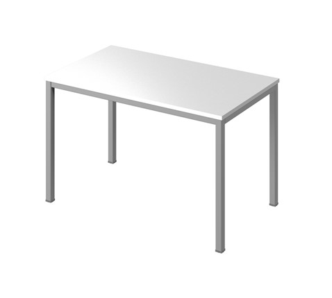 Стол на металлокаркасе СL-31 (Белый/каркас серый) в Йошкар-Оле - изображение