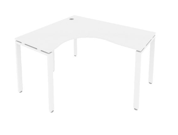 Угловой стол Б.СА-3Л Белый/Белый в Йошкар-Оле - изображение