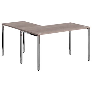 Письменный угловой  стол для персонала правый XTEN GLOSS Дуб Сонома  XGCT 1415.1 (R) (1400х1500х750) в Йошкар-Оле
