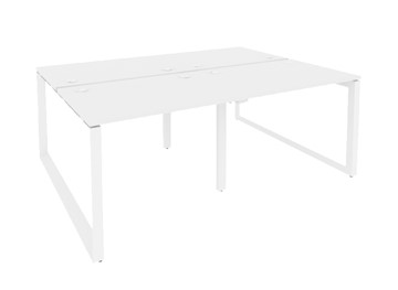 Письменный стол O.MO-D.RS-4.1.7, Белый/Белый бриллиант в Йошкар-Оле