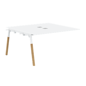 Переговорный стол FORTA Белый-Белый-Бук FIWST 1313 (1380х1346х733) в Йошкар-Оле