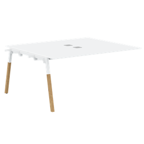 Переговорный стол FORTA Белый-Белый-Бук FIWST 1513 (1580х1346х733) в Йошкар-Оле